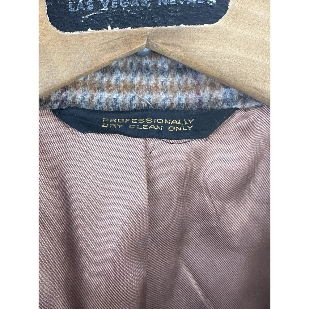VTG Tweed Wool Blazer Sports Coat Ruby by Jaymar Men's Sz 42 Regular